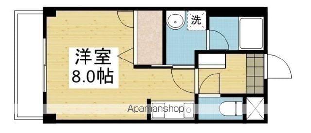 グラン・アルシェ(ワンルーム/1階)の間取り写真