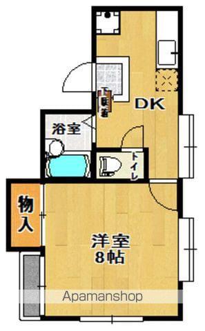 ネオスピティ(1K/2階)の間取り写真