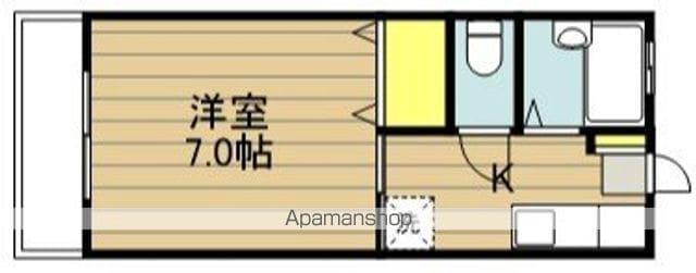 コーポホームタウン(1K/1階)の間取り写真