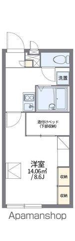 レオパレス平田 2038(1K/2階)の間取り写真