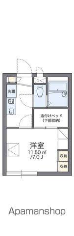 レオパレスNATSU(1K/1階)の間取り写真