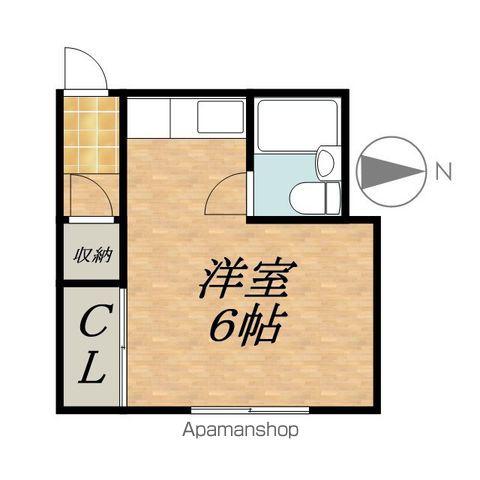 コーポ生野(ワンルーム/2階)の間取り写真