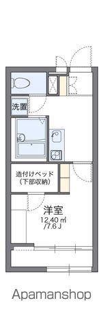 レオパレスGRANDEUR(1K/2階)の間取り写真