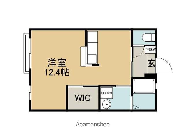 ディアス大手(ワンルーム/1階)の間取り写真