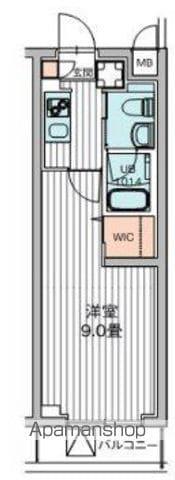 レオーネ板橋本町Ⅱ(1K/3階)の間取り写真
