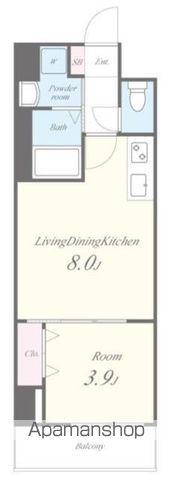 グランパシフィック堺東INNOVATION(1LDK/2階)の間取り写真