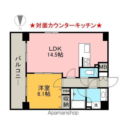 プレサンス久屋大通公園サウス(1K/11階)の間取り写真