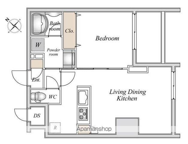 CITY LUX TSURUMI(1LDK/5階)の間取り写真