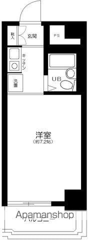 パークハイツ日本橋蛎殻町(1K/9階)の間取り写真