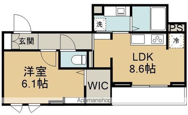 D-SERENO富士見町(1LDK/3階)の間取り写真
