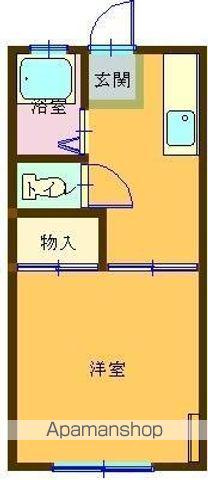 コーポラス本多(1K/2階)の間取り写真