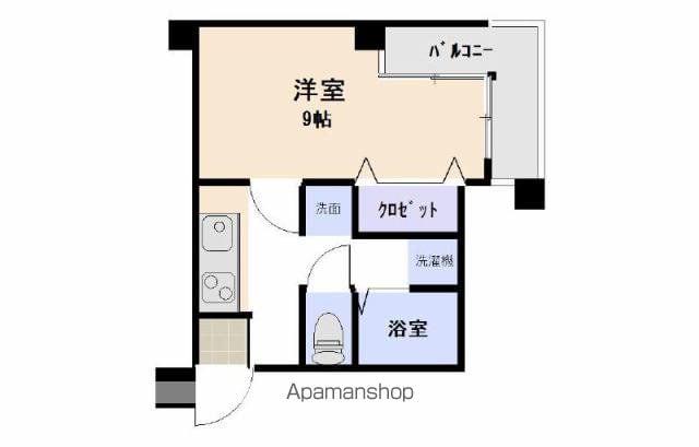 いよてつロフティ上一万(1K/7階)の間取り写真