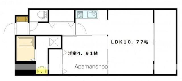 VITA西原(1LDK/7階)の間取り写真