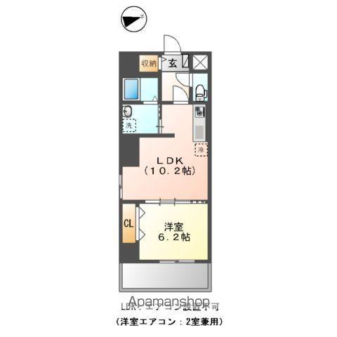 八広4丁目店舗マンション工事(1LDK/2階)の間取り写真