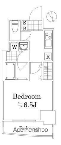 ラフィスタ横浜黄金町(1K/4階)の間取り写真