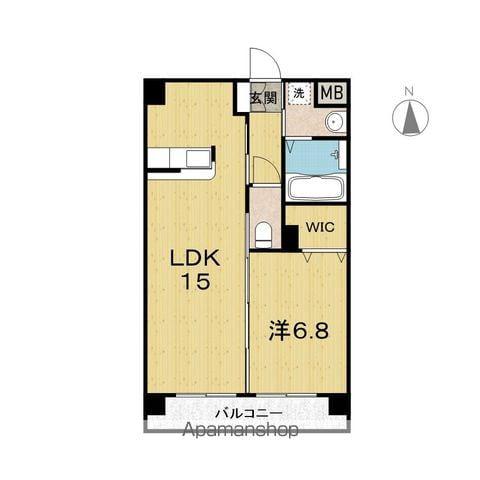ルシュアン・KATO(1LDK/1階)の間取り写真