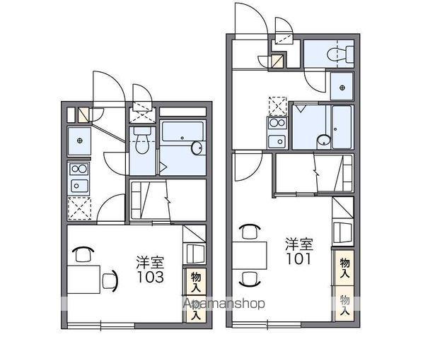 レオパレスシャルム 2階階 間取り