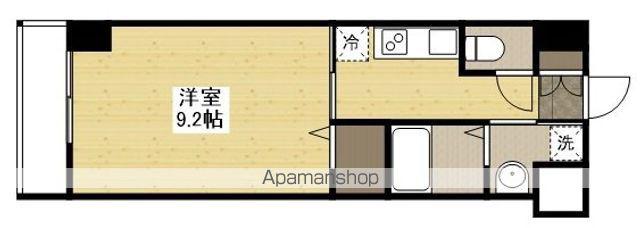 S-RESIDENCE宇品5丁目Ⅰ(1K/2階)の間取り写真