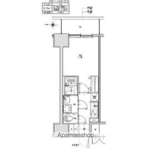 SーRESIDENCE志賀本通DEARLY 73(1K/10階)の間取り写真