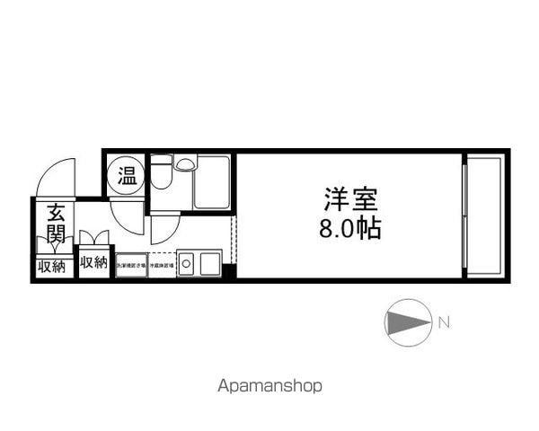 プチ1254(1K/2階)の間取り写真