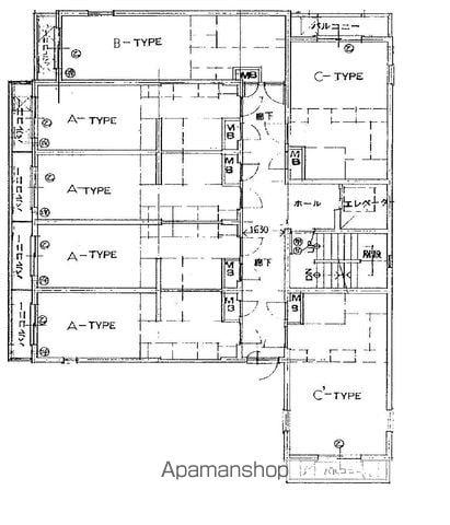 ザ・ハウス PARKSIDE新南陽(1K/4階)の間取り写真