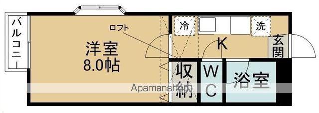 アクセスコート壱番館(1K/1階)の間取り写真