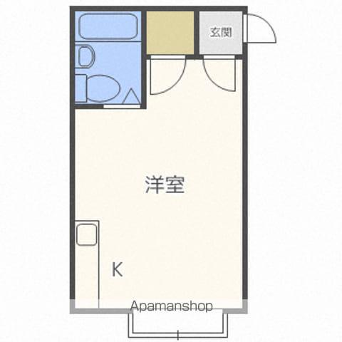 第5山重ビル(ワンルーム/2階)の間取り写真