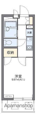 レオパレス葵(1K/3階)の間取り写真