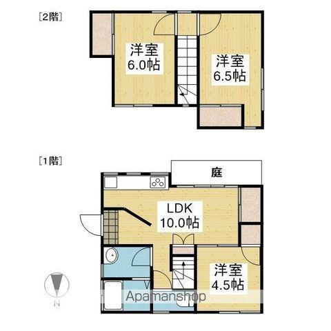 伊予鉄道横河原線 久米駅 徒歩6分 2階建 築33年(3LDK)の間取り写真