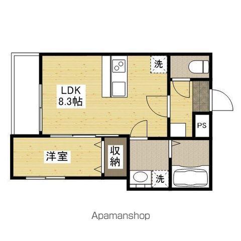 セブンプロート己斐西町(1LDK/3階)の間取り写真