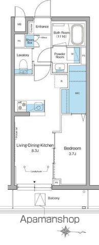 ルフォンリヴェント杉並永福(1LDK/3階)の間取り写真