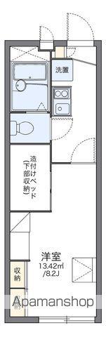 レオパレスひだまりの丘鹿島(1K/2階)の間取り写真