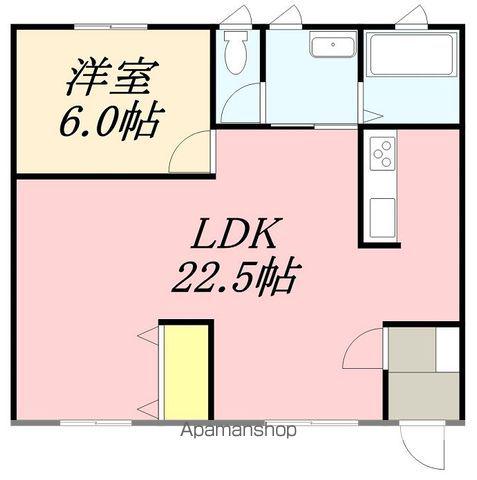 ガーデンASANO(1LDK/1階)の間取り写真
