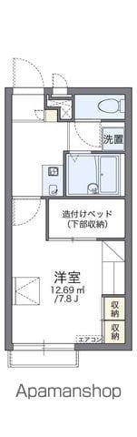 レオパレス川口(1K/2階)の間取り写真