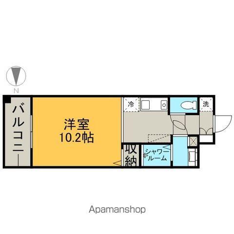 N.S ZEAL大曽根(1K/6階)の間取り写真