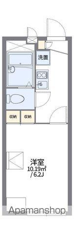 レオパレス冬月花Ⅱ(1K/1階)の間取り写真
