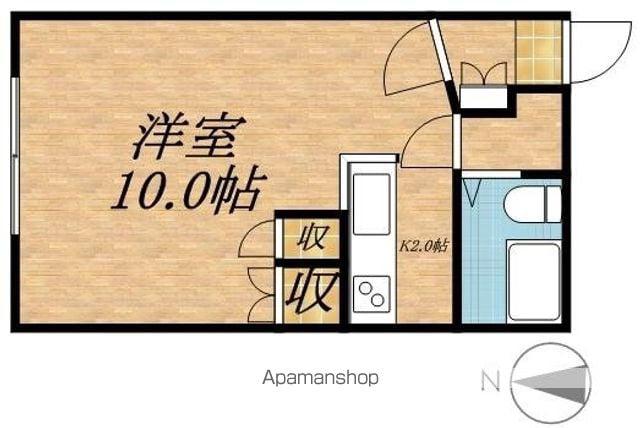 コア177(1K/3階)の間取り写真