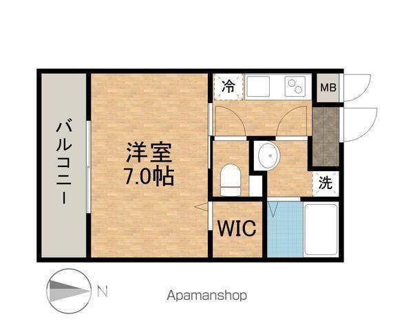 アソシエ鶴舞公園(1K/2階)の間取り写真