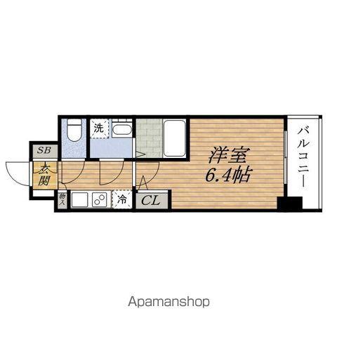 COMFORIA江坂広芝町(1K/7階)の間取り写真