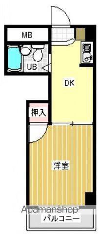 CK東雲ビル(1K/2階)の間取り写真