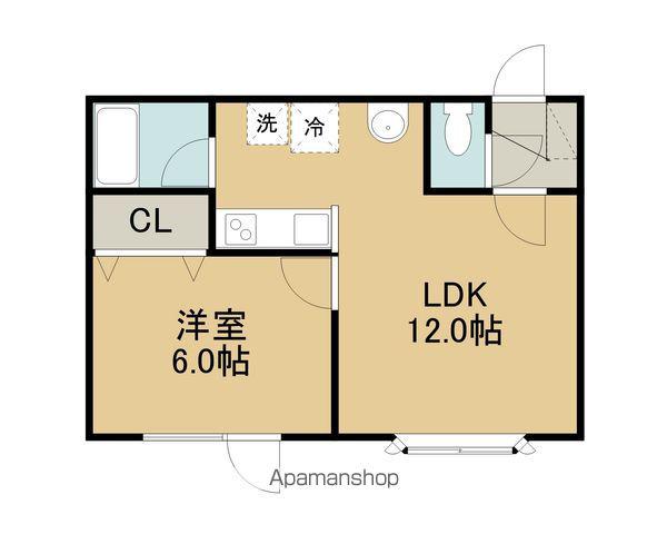 レインボーハウスドリームⅡ(1LDK/1階)の間取り写真