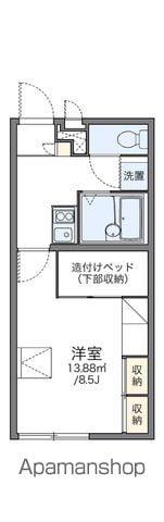 レオパレスソフィア(1K/1階)の間取り写真