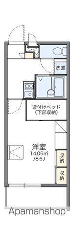レオパレスアルモニ2番館(1K/2階)の間取り写真