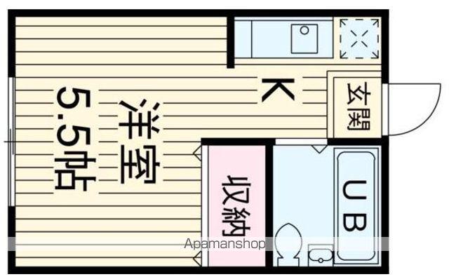 長谷見アパート 1階階 間取り