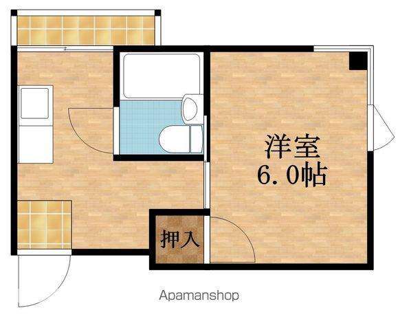 日商アークビル(1K/3階)の間取り写真