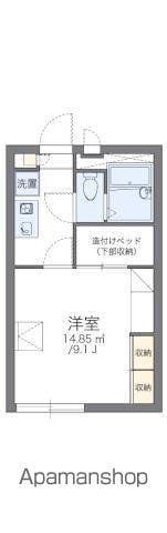レオパレス長門石(1K/2階)の間取り写真
