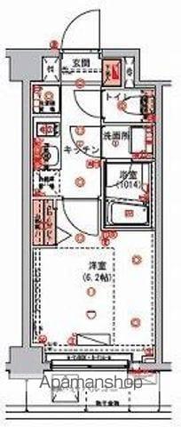 ハーモニーレジデンス東京ウエスト 5階階 間取り