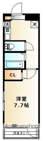 MCビル(1K/3階)の間取り写真