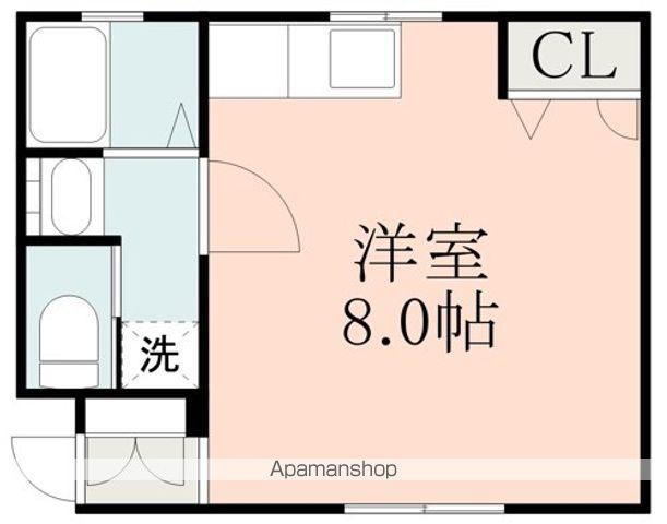 ドリームさくら(ワンルーム/1階)の間取り写真