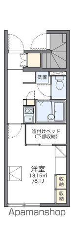 レオパレスタンディー(1K/1階)の間取り写真